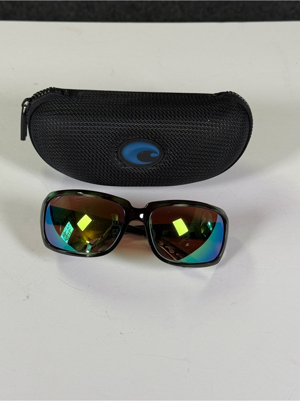Authentic Costa Del Mar Isabela Tortoise Green Mirror Polarized Sunglasses ✨